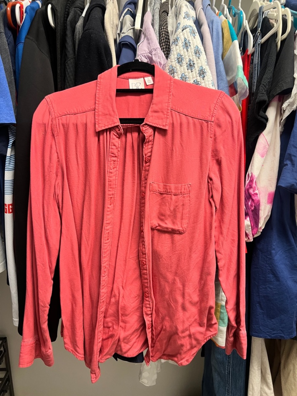 bp Coral Button-Down Shirt
